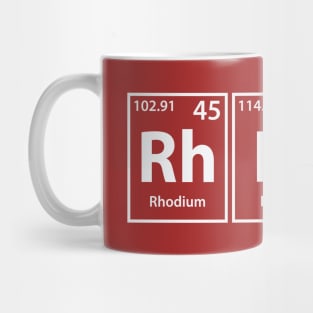 Rhino (Rh-In-O) Periodic Elements Spelling Mug